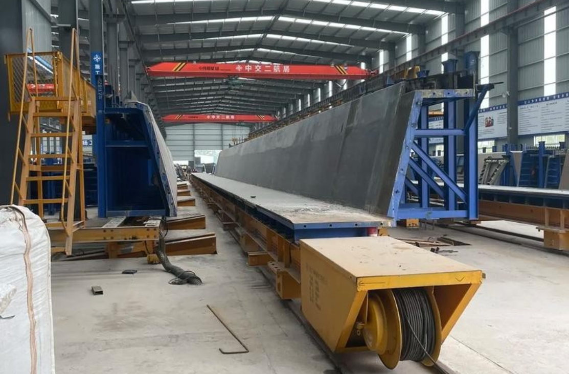 Línea de producción de puentes prefabricados inteligentes