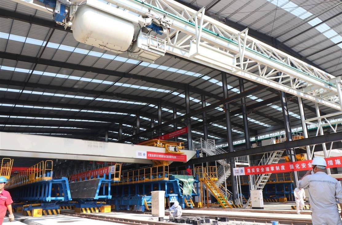 Línea de producción de puentes prefabricados inteligentes