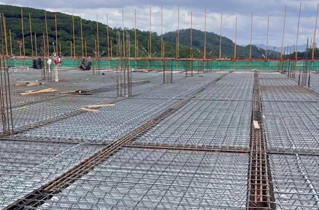 Línea de producción de componentes de concreto prefabricados inteligentes