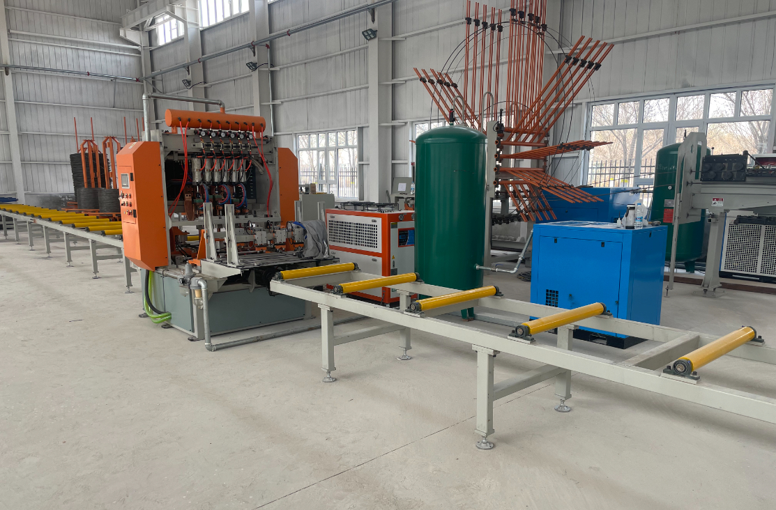 Línea de producción de componentes de concreto prefabricados inteligentes