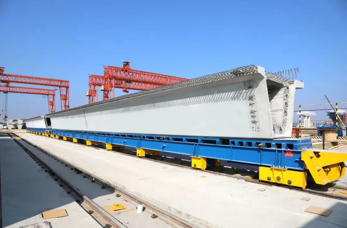 Línea de producción de puentes prefabricados inteligentes