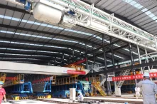 Línea de producción de puentes prefabricados inteligentes