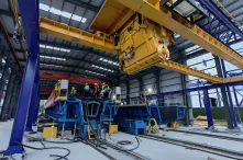 Línea de producción de puentes prefabricados inteligentes