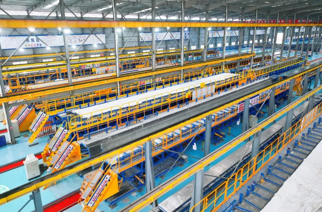 Línea de producción de puentes prefabricados inteligentes